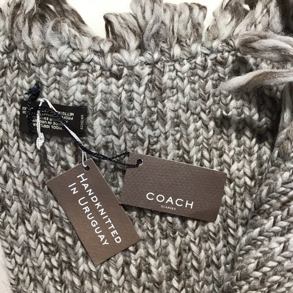 Coach Handmade Wool Scarf - Picture 3 of 6